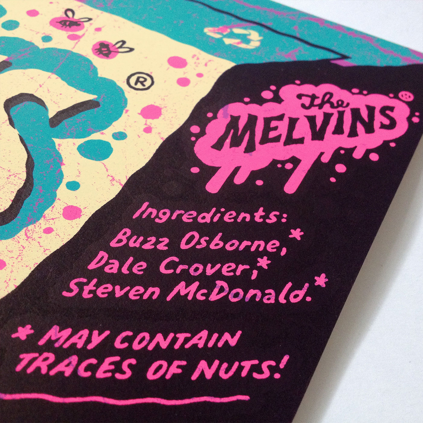 Melvins gigposter by Michael Hacker